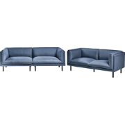 VORGOD - Bankenset 5-zits - Donkerblauw - Polyester