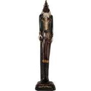 Clayre & Eef Decoratie Beeld Haan 7x7x31 cm Groen Kunststof