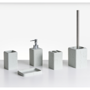 VILCANOTA - Badkameraccessoireset - Grijs - Polyresin