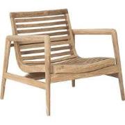 MUST Living Lounge Chair Ray ,74x80x72 cm, rustic teakwood