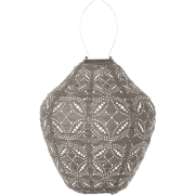 LUMIZ Solar Lampion Mandela Jar - 30 cm - Taupe