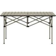 Opvouwbare Campingtafel met Oprolbaar Tafelblad van Aluminium - 95 x 5...
