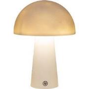 Portable lamp rond 21x15 cm wit