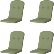 Madison -  Kuipstoelkussen Hoge Rug Basic green - Ca. 96x45 cm - Set v...