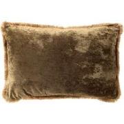 SKYLER - kussenhoes 40x60 cm - fluweel - Military Olive - groen