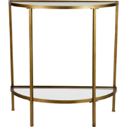 WOOOD Goddess Sidetable - Metaal - Antique Brass - 75x37x75