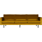 WOOOD Rodeo 3-Zitsbank - Velvet -  Oker - 85x277x86