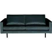 WOOOD Rodeo 2,5-Zitsbank - Velvet - Teal - 85x190x86