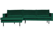WOOOD Rodeo Chaise Longue Links - Velvet - Green Forest