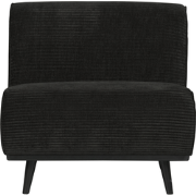 WOOOD Statement 1-Zits Element - Ribstof - Graphite - 77x79x93