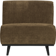 WOOOD Statement 1-Zits Element - Ribstof - Rock - 77x79x93