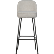 WOOOD Vogue Barstoel - Velvet - Naturel - 103x50x55