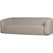 WOOOD Sloping 3-zits Bank - Polyester - Off White - 77x240x87