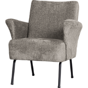WOOOD Muse Fauteuil - Polyester - Taupe - 77x73x70
