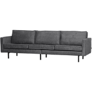 WOOOD Bank 3-Zits Rodeo - Structure Velvet - Mountain - 85x277x86