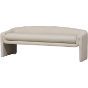 WOOOD Zone Bankje - Polyester - Beige - 58x160x55