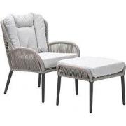 Andorra Fauteuil Voetenbank Valley Sand