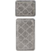 Bari Badmat / Toiletmat - Badkamer Set 2-Delig - Wasbaar - Anti-slip -...