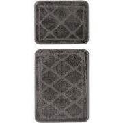 Bari Badmat / Toiletmat - Badkamer Set 2-Delig - Wasbaar - Anti-slip -...