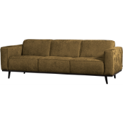 WOOOD Statement 3-Zits Bank - Polyester - Brass - 77x230x93