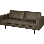 WOOOD Rodeo Bank 2-Zits - Recycle Leer - Army - 85x190x86