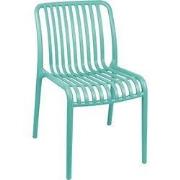 Leitmotiv - Eetkamerstoel Glee - Turquoise blue