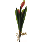 Bromelia sword plant pink 55 cm kunstbloem