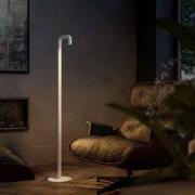 NEWDES | Vloerlamp| PIPE |LED | Dimbaar | 120CM | Antraciet / oplaadba...