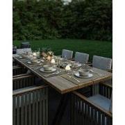 Leonardo tafellamp SALERNO - Grijs, RGB, oplaadbaar