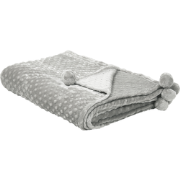 SAMUR - Plaid - Grijs - 150 x 200 cm - Polyester
