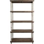 Clayre & Eef Boekenkast 110x40x210 cm Wit Hout