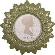 Clayre & Eef Fotolijst Ø 10 cm Groen Kunststof