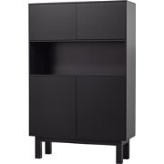 WOOOD Finca Buffetkast - Grenen - Zwart - 170x110x40