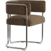 Light & Living - Eetkamerstoel ADANTE - 56x52x72cm - Bruin - Set van 2