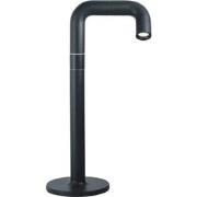 NEWDES | Tafellamp| PIPE |LED | Dimbaar | 38 CM | Antraciet/ oplaadbaa...