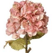 Clayre & Eef Kunstbloem Hortensia 55 cm Roze Kunststof