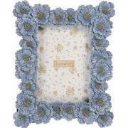 Clayre & Eef Fotolijst 13x18 cm Blauw Kunststof