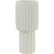 Light & Living - Vaas MAJA - Ø17.5x40cm - Wit
