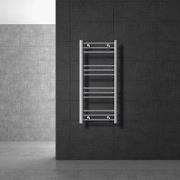 Badkamerradiator Sahara 400x800 mm chroom recht met zijaansluiting