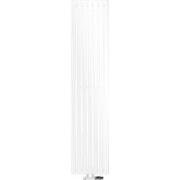 Badkamer radiator middenaansluiting 370x1800 mm wit met wandthermostaa...