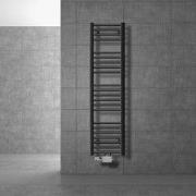 Badkamerradiator Sahara 300 x 1400 mm antraciet recht + middenaansluit...