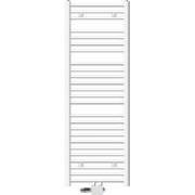 Badkamerradiator Sahara 500x1500 mm wit gearde met middenaansluiting