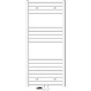 Badkamerradiator Sahara 600x1200 mm Wit gebogen met middenaansluiting