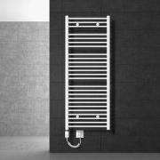 Badkamerradiator Sahara met verwarmingselement 1200W 600x1500 mm wit r...