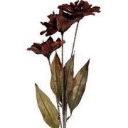 Clayre & Eef Kunstbloem 8x5x60 cm Bruin Kunststof