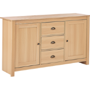 LANSIN  - Sideboard - Lichte houtkleur - Vezelplaat