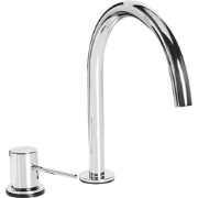 COLICO - Wastafelmengkraan - Zilver - Messing