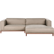 VENG - Hoekbank - Taupe - Linkszijdig - Polyester