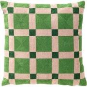 BLOCKS - kussenhoes 45x45 cm - geblokt patroon - geborduurd - Courtyar...