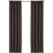 Larson - Luxe effen blackout gordijn - met haken - 3m x 2.5m - Chocola...